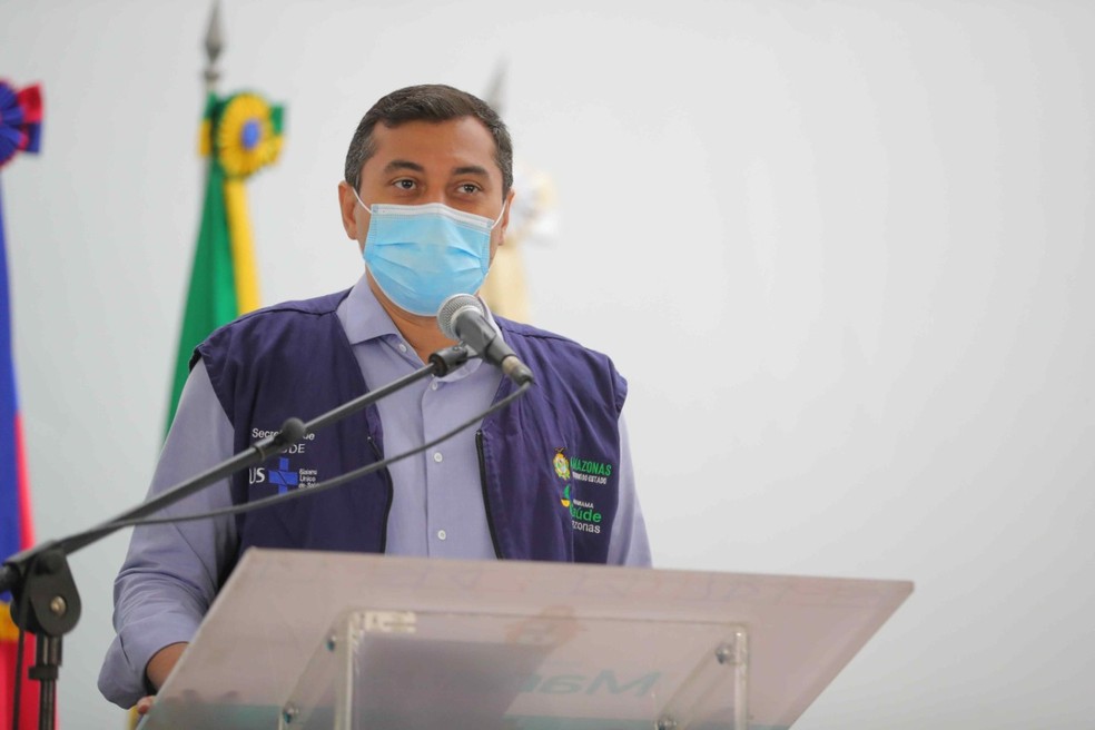 Governador do Amazonas, Wilson Lima, em imagem de 14 de junho — Foto: Divulgação